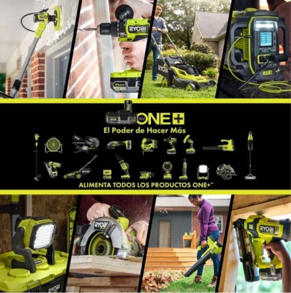 Sierra de inglete deslizante compuesta inalámbrica de 7-1/4 in + PILA one+ 18v + CARGADOR