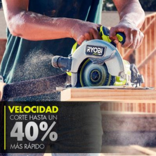 Sierra circular brushless de 7-1/4 in one+ 18v hp + PILA + CARGADOR