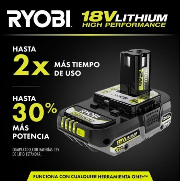 kit de inicio de alto rendimirento incluye bateria de 2ah, (2) de 4ah y cargador